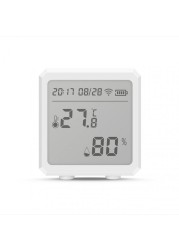 Tuya Smart ZigBee Temperature and Humidity Sensor Indoor Hygrometer Thermometer with LCD Screen Support Alexa Google Assistant