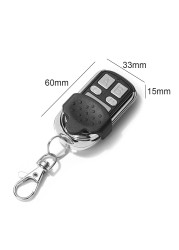 4 Buttons Duplicator Metal Clone Key Remote Control 315MHz 433MHz Fixed Learning Code for Garage Door Home Car Gate