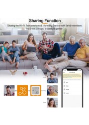 Awapow Tuya Smart ZigBee 3.0 Temperature and Humidity Sensor Indoor Hygrometer Thermometer Support Alexa Google Home Smart Life