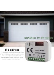 5pcs MUTIL Remote Control Multi Frequency Receiver 433MHz 310MHz 390MHz 868MHz 2CH AC DC 9-30V Remote Control Switch Controller