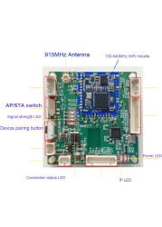 1 to 1 Wireless 1000M Long Distance 1080P 5MP AP Transmitter Receiver Suitable for IP Equipment PTZ IP Camera Ethernet