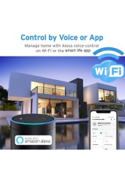 2022 Haozee 3 in 1 WiFi Siren Connectivity with Temperature Humidity Sensor Tuya Smart Life Alexa Google Home