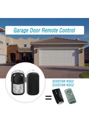 Compatible ECOSTAR RSC2 RSE2 433Mhz Remote Control Rolling Code With Keychain Battery For Garage Gate Door