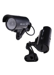 Home Waterproof Hotels Office Shops Safety Parks LED Light Easy to Use Warning Simulation Camera