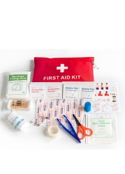 79pcs Self Adhesive Tapes Outdoor Camping Survival Handbag Multifunctional Elastic Bandage Home Emergency Kit First Aid