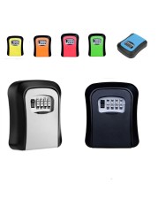 2022 Master Box Lock Wall Mounted Plastic Key Safe Weatherproof 4 Combination Key Box Locks For Indoor And Outdoor Use