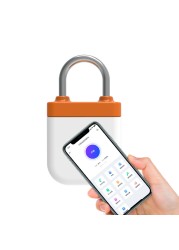 Smart NFC Padlock Without Power Mobile Phone Unlocking IPX5 Gym Dormitory Hotel Outdoor Luggage and Lockers To Lock Tag