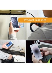 Endoscope Camera 8mm 1200p Wifi Drain Pipe Engine Inspection Wireless Camera 3 in 1 Borescope for Android Phone Smartphone TypeC