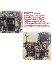 H.265 8MP 4K Starlight Wireless IP Camera Module, 5MP Human Detection WiFi Network Camera Board Two Way Audio TF Card RTSP