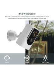 Battery Camera Wifi Solar Camera Free Cloud Service 1080P Wireless Rechargeable Battery IP Camera Outdoor Surveillance Camera