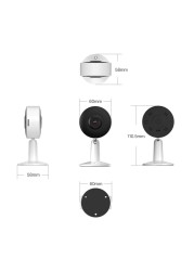 Laxihub 1080P/2K Mini Camera Home WiFi IP Camera Indoor Video Surveillance Security Baby Monitor 3mp Webcam Two Way Audio