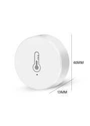 Tuya Smart ZigBee 3.0 Temperature and Humidity Sensor Battery Powered with Tuya Smart Life Alexa App