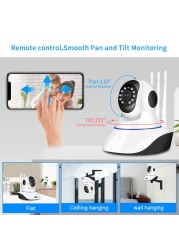 WIFI Wireless IP Camera Smart Home Security Camera Monitor 2-Way Audio CCTV Baby Monitor for Bedroom