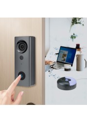 2022 Tuya Smart Life Wireless Camera Doorbell WiFi 1080P Video Eye Intercom for Home Security Waterproof Peephole Alarm