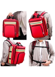 Emergency First Aid Rescue Backpack Civil Air Defense Earthquake Relief Bag Large Capacity Storage Rated Survival Kit