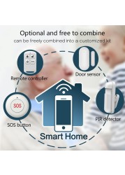 2022 PGST PW150 Tuya WiFi Wireless Home Alarm System Security Smart Home Burglar APP Control With PIR Motion Sensor