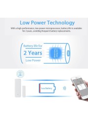 Tuya الذكية زيجبي نافذة الباب الاستشعار فتح/مغلقة للكشف متوافق مع أليكسا جوجل الرئيسية IFTTT تويا/SmartLife التطبيق