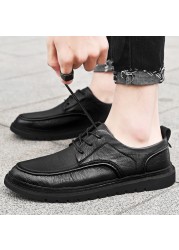 Men's classic formal leather shoes casual oxford shoes 2021