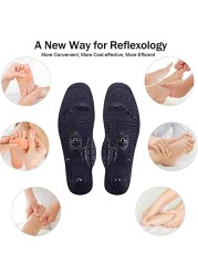 NOIPACE Magnetic Acupressure Shoe Insoles Foot Massage Shoe Pad Therapy Slimming Insole for Weight Loss Pain Relief Shoe Inserts