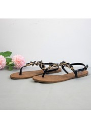 2022 summer casual shoes fashion women gladiator sandals rhinestone simple out sandals comfortable flat buckle shoes woman