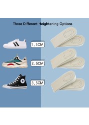 Invisible Half Insoles for Women Shoes Insert Height Heel Pads Shoe Lift Height Insoles Foot Care Concave Heel Cushion Pad