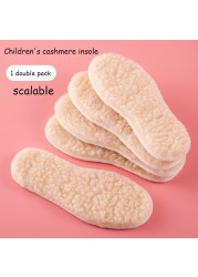 xiaomi children insole warm and cold proof imitation wool lamb cashmere for boys and girls in winter zapatos de mujer woman