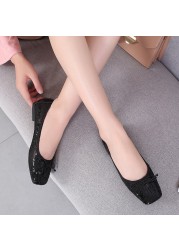 Elegant Comfortable Women Ballet Flats Shoes Bowknot Shoes Autumn Spring New Shoes zapatos planos de mujer 35-44