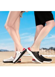 Summer Men's Sandals Women's Slippers Breathable Beach Sandals Lightweight Quick Dry Casual Home Slippers Couple Shoes