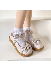 Rimocy Patent Leather Mary Janes Shoes Woman Beautiful Ankle Strap Lolita Shoes Women Soft Bottom Platform Jk Harajuku Flats