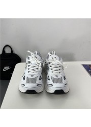 Men Women Sneakers Plus Size 41 42 43 Women Casual Shoes Fashion Chunky Sneakers Woman Thick Sole Sneakers Big Size Shoes