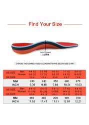 Plantar Fasciitis Orthotic Sports Insole For Men And Women Athletic Shoes Flat Feet High Arch Support Orthotic Insoles Plantillas Sole Insert