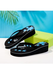 Women Wedges Fashion Slippers 2022 New Sexy Platform Flip Flops Ladies Lightweight Beach Sandals Casual Shoes Zapatos De Mujer