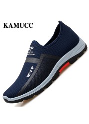 Summer Mesh Men Shoes Lightweight Sneakers Men Fashion Casual Walking Shoes Breathable Slip On Men Loafers Zapatillas Hombre