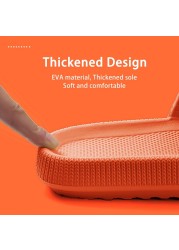 Cloud Orthotic Slippers Sandal Thickened Bathroom Platform Non-slip Women Flip Flops Sandals Women Soft Mute EVA Indoor Slides