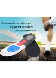 Cuttable Silicone Insoles for Shoe Men Women Orthotic Arch Support Sport Shoe Pad Soft Running Insert Cushion Memory Foam Insole