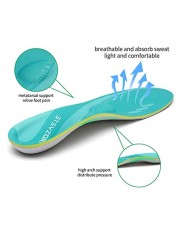 Plantar Fasciitis Flat Feet Arch Support Orthotic Insoles Relief Heel Pain, Sports Orthotic Insole Men Women Sneaker Sole Insert