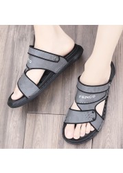 2022 New Classics Style Men Sandals Outdoor Walking Summer Shoes Anti-Slippery Beach Shoes Men Comfortable Soft casual shoes