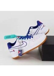 Pepsi fashion trend 2022 new non-slip wear-resistant high and low flat shoes couple sports and leisure warm white shoes