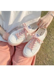 bandana shoes summer 2022 fashion patchwork plaid women casual espadrilles students daily wear lace up canvas sneakers