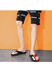 Mens Shoes Soft Massage Slippers Men Outdoor Beach Flip Flops Summer Tongs Casual Mens Shoes Comfortable Home Chanclas