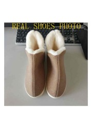 ASILETO Women Home Slippers Plush Indoor Shoes High Top Plus Size 45 Flat Shoes Woman Winter Shoes Indoor Slippers sapatos mujer