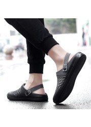 Casual Breathable Men Sandals Summer Outdoor Lightweight Fashion Slippers New Arrivals Slip On Male Mesh Beach Shoes For Male