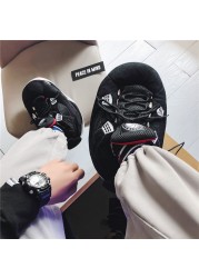 Unisex Winter Warm Home Slippers Sneaker Women Indoor Cotton Shoes Universal Slippers Funny and Interesting