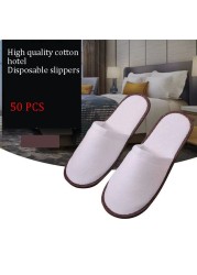 40pcs Disposable Slippers Men Women Business Travel Passenger Home Shoes Guest Slippers Hotel Beauty 28cm Indoor Slippers Shoes