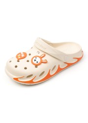 Classic white hole slip-on garden clog women quick-drying summer beach shoe breathable outdoor sandals flat shoes