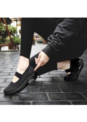 2022 Summer Fashion Women Flat Platform Shoes Woman Breathable Mesh Casual Shoes Moccasins Zapatos Mujer Ladies Boat Shoes