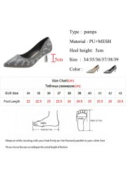 Lucyever Shiny Pearls Crystal Pumps Women 2022 Elegant Pointed Toe Party Wedding Shoes Woman Shallow Mouth Thin Heels Pumps