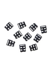 10pcs/lot Non-slip Shoelace Buckle Buckle Stopper Rope Clip Clasp Cord Cable Lock