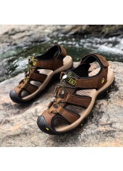 Summer men's sandals high-quality breathable climbing fashion hiking outdoor sports soft comfortable non-slip Roman beach