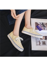 Classic brand canvas shoes women skateboarding shoes woman fashion sneakers loafers ladies low-cut shoes female student